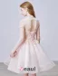 Elegant Pink Party Dress Organza Cocktail Dress With Flowers
