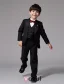 Boy Wedding Suits Red Tie Ring Bearer Suits 5 Sets
