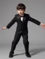 Boy Wedding Suits Red Tie Ring Bearer Suits 5 Sets