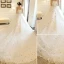 Une Ligne Princesse Chérie Dentelle Applique Strass Robe De Mariée Avec Une Longue Queue