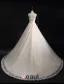 2016 Luxury Exquisite Handmade Corset Lace Wedding Dress With Trailing