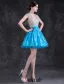 Sparkly Cocktail Dress Backless Crystal Party Dress With Sequins For 2016 New Year Eve