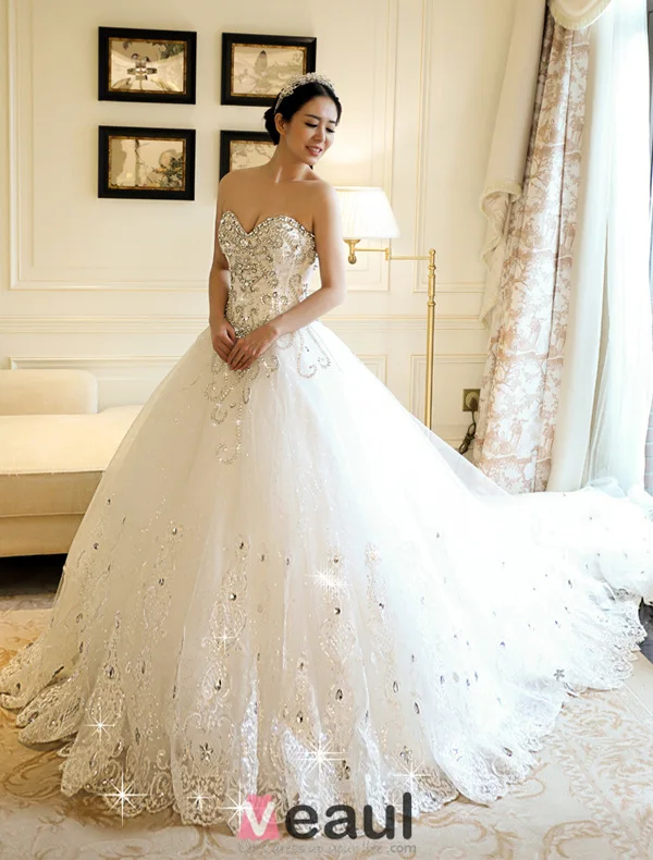 a line princess sweetheart sleeveless floor length applique tulle dresses A-Line/Princess Tulle Applique V-neck Sleeveless Sweep/Brush Train Dresses main image 0