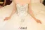 Une Ligne Princesse Chérie Dentelle Applique Strass Robe De Mariée Avec Une Longue Queue