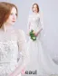 2016 Stunning Mermaid Square Neckline Applique Flowers Lace Wedding Dress With Sash