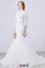 2016 Stunning Mermaid Square Neckline Applique Flowers Lace Wedding Dress With Sash