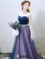 2016 Classic Plissert Kjæreste Halsen Stroppeløs Ryggløse Blå Tyll Lang Ballkjoler Med Rhinestone Sash