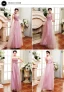 Bridesmaid Dresses 2016 Four Styles Lilac Tulle Long Wedding Party Dresses With Sash