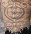 2016 Lyxiga Handgjorda Beading Djup V-ringad Backless Svart Chiffong Aftonklänning
