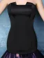 2016 Elegant Sjöjungfru Axelbandslös Svart Satin Lila Tyll Backless Aftonklänningar