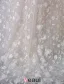 2016 Wunderschönen Quadratischen Ausschnitt Perlen Applikationen Blätter Champagner Spitze Brautkleid Mit Schärpe