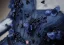 2016 Beautiful A-line Scoop Neck Tea Length Applique Flower Sequin Royal Blue Tulle Party Dress With Sash