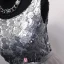 2016 Glamorous Scoop Neck Silver Sequins Champagne Tulle Prom Dress With Bow Sash