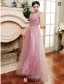 Bridesmaid Dresses 2016 Four Styles Lilac Tulle Long Wedding Party Dresses With Sash