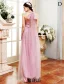 Bridesmaid Dresses 2016 Four Styles Lilac Tulle Long Wedding Party Dresses With Sash