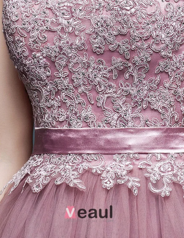 2015 Shoulders V-neck Embroidered Flowers Evening Dress Prom Dress