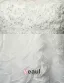 2015 Ball Gown Square Neckline Vintage Floor Length Organza Embroidered Wedding Dress