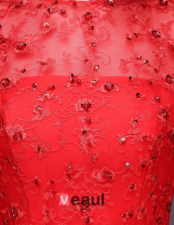 En Linje Armlos Fyrkantig Urringning Golv Langd Beading Blomma Paljetter Siden Satin Aftonklänningar