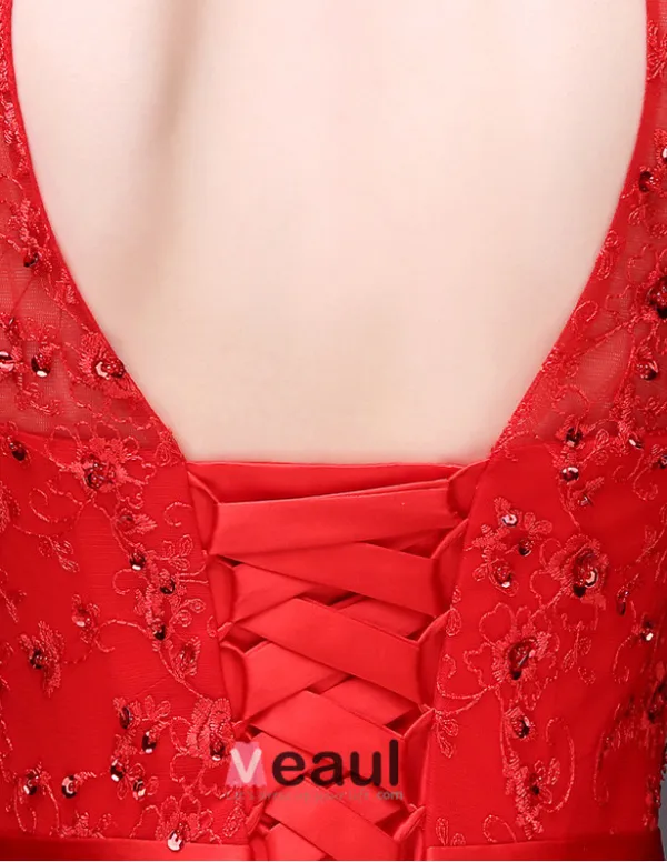 En Linje Armlos Fyrkantig Urringning Golv Langd Beading Blomma Paljetter Siden Satin Aftonklänningar