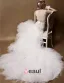 2015 Shoulders Deep V-neck Lace Trumpet Mermaid Cathedral Train Wedding Dress