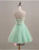 2015 Simple Sweetheart Bow Sash Tulle Bridesmaid Dresses