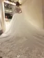 Luxury Bridal Gown 2016 Deep V-neck Lace Sequins Cardioid Backless Wedding Dress With Long Trailing