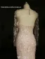 Glamourösen Brautkleider 2016 Abnehmbare Kragen & Ärmeln Nixe Spitze Hochzeitskleid