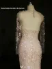 Robes De Mariée Glamour 2016 Décolleté Et Manches Amovibles Robe De Mariée En Dentelle Sirène
