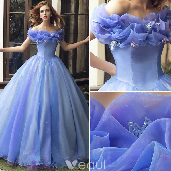 Cinderella Movie 2015 Adult Costume Dress Prom Dress Cheap Version