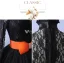 Elegant Lace Party Dress With Bow-knot Short Little Black Dress With Long Sleeves