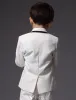 Childrens White Suits, Boys Wedding Suits 4 Sets