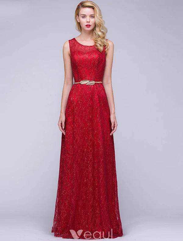 Robe De Soirée Paillettes 2016 Ramasser Dentelle Paillettes Robe Dos Nu Argenté Décolleté Avec Des Feuilles De Métal Ceinture