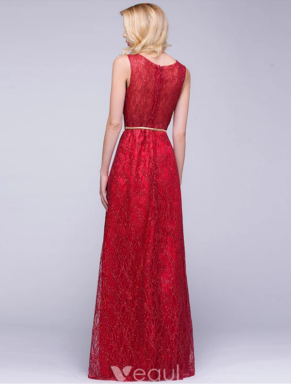 Robe De Soirée Paillettes 2016 Ramasser Dentelle Paillettes Robe Dos Nu Argenté Décolleté Avec Des Feuilles De Métal Ceinture