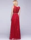 Robe De Soirée Paillettes 2016 Ramasser Dentelle Paillettes Robe Dos Nu Argenté Décolleté Avec Des Feuilles De Métal Ceinture