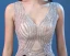 Sexy Selskapskjoler 2016 Havfrue Dyp V-hals Beading Rhinestone Todelte Sort Kjole