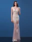 Sexy Lace Evening Dresses 2016 Mermaid Deep V-neck Applique Lace Tulle Backless Evening Dress