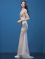 Sparkly Sexy Evening Dresses 2016 Mermaid Deep V-neck Sleeveless Beading Crystal Rhinestones Dress