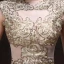 Sexy Red Evening Dresses 2016 Mermaid Square Neckline Beading Rhinestone Gold Lace Formal Dress