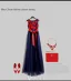 Charming Prom Dresses 2016 Empire Applique Red Lace Royal Blue Tulle Long Dress With Red Bow Sash