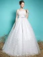 Sweetheart Wedding Dresses 2016 Applique Flowers Beading Ruffle Glitter Lace Ball Gown Wedding Dress With Sash