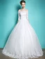 Elegante Brautkleider 2016 Ballkleid Weg Von Der Schulter-spitze Rückenfrei Brautkleid