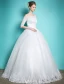 Elegante Brautkleider 2016 Ballkleid Weg Von Der Schulter-spitze Rückenfrei Brautkleid