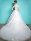 Elegant Pincess Wedding Dresses 2016 A-line High Neck Beading Sequins Applique Lace Bridal Gown With Long Tailing