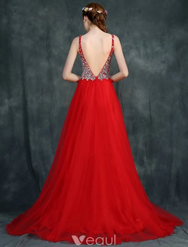 formal dresses 2016 Purple Beaded Halter Prom Dresses 2016 Criss Cross Straps Bling Crysta –  Hoprom main image 0