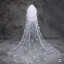 8 Styles Wedding Veils 2016 Beautiful Applique Lace 3 M Train 3 M Tailing Long Bridal Veil