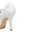 Elegant Pumps White Wedding Shoes 4 Inch Stiletto Heels Embroidered Satin Bridal Shoes High Heels