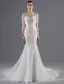 Sexy Brautkleider 2016 Seejungfrau Applikation Blumen Pailletten Weißen Tüll Rückenfrei Brautkleid Mit Abdeckknopf
