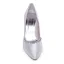 Classic Satin Wedding Shoes White Pumps 3 Inch High Heel Bridal Shoes Stiletto Heels