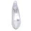 Vintage Satin Wedding Shoes 3 Inch Stiletto Heels Pumps White Bridal Shoes Ankle Strap With Tassel