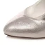 Sparkly Wedding Shoes Stiletto Heels Pumps Champagne Bridal Shoes With Glitter